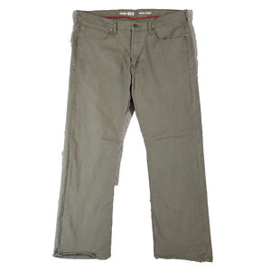 Wrangler Red Pants Mens 38x30 Vintage Straight Khaki Green Stretch Casual Jeans